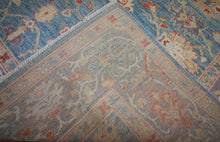 Load image into Gallery viewer, Light Blue Handmade Oushak Area Rug 8x10 One of a Kind
