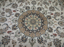 Load image into Gallery viewer, Handmade Floral Nain Persian Rug 8x10 One of a Kind
