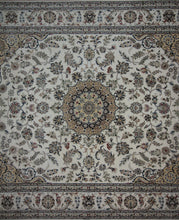 Load image into Gallery viewer, Handmade Floral Nain Persian Rug 8x10 One of a Kind
