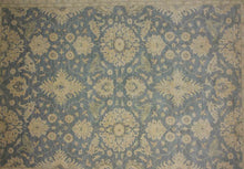 Load image into Gallery viewer, Handmade Wool Oushak Vegetable Dye Area Rug 9x12 One of a Kind
