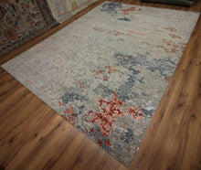 Load image into Gallery viewer, Vegetable Dye Abstract Modern Rug 9x12 One of a Kind
