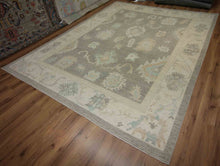 Load image into Gallery viewer, Vegetable Dye Oushak Turkish Area Rug 9x12 One of a Kind
