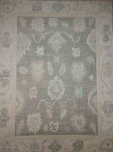 Load image into Gallery viewer, Vegetable Dye Oushak Turkish Area Rug 9x12 One of a Kind
