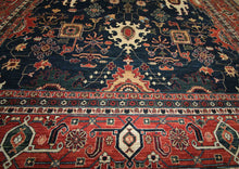 Load image into Gallery viewer, Vegetable Dye Heriz Serapi Large Area Rug 10x14
