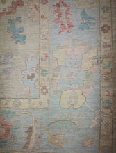 Load image into Gallery viewer, Vegetable Dye Oushak Turkish Large Rug 10x14
