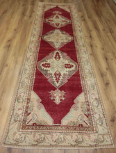 Load image into Gallery viewer, Vintage Wool Anatolian Oriental Runner Rug 3x11 One of a Kind
