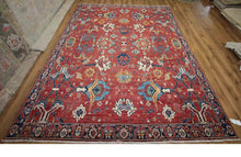 Load image into Gallery viewer, All-Over Floral Heriz Serapi Rug 9x12 One of a Kind
