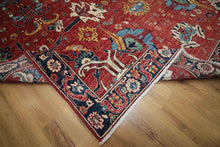 Load image into Gallery viewer, All-Over Floral Heriz Serapi Rug 9x12 One of a Kind

