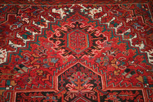 Load image into Gallery viewer, Vintage Geometric Heriz Persian Area Rug 8x10 One of a Kind
