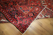 Load image into Gallery viewer, Vintage Geometric Heriz Persian Area Rug 8x10 One of a Kind
