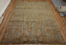 Load image into Gallery viewer, Vegetable Dye Nepalese Handmade Wool Rug 8x10 One of a Kind
