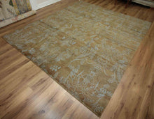Load image into Gallery viewer, Vegetable Dye Nepalese Handmade Wool Rug 8x10 One of a Kind
