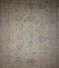 Load image into Gallery viewer, Handmade Wool Oushak Turkish Large Rug 10x14 One of a Kind
