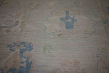 Load image into Gallery viewer, Charming Large Oushak Area Rug 10x14 with Soft Variegated Floral Details One of a Kind

