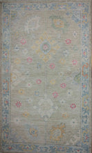 Load image into Gallery viewer, Vegetable Dye Oushak Turkish Accent Rug 3x5 One of a Kind
