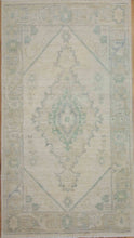 Load image into Gallery viewer, Vegetable Dye Oushak Turkish Foyer Rug 3x5 One of a Kind
