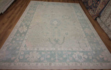 Load image into Gallery viewer, Muted Authentic Oushak Turkish Oriental Area Rug 9x12 One of a Kind

