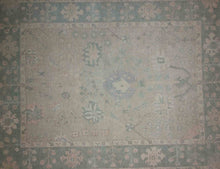 Load image into Gallery viewer, Muted Authentic Oushak Turkish Oriental Area Rug 9x12 One of a Kind
