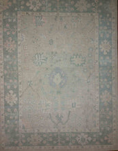 Load image into Gallery viewer, Muted Authentic Oushak Turkish Oriental Area Rug 9x12 One of a Kind
