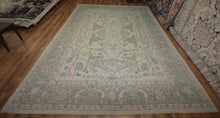 Load image into Gallery viewer, Vegetable Dye Oushak Turkish Area Rug 9x12 One of a Kind

