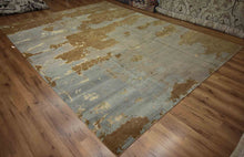 Load image into Gallery viewer, Vegetable Dye Nepalese Oriental Area Rug 9x12 One of a Kind

