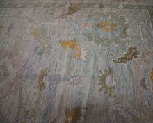 Load image into Gallery viewer, Vegetable Dye Wool Oushak Turkish Area Rug 9x12 One of a Kind
