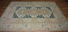 Load image into Gallery viewer, Wool Geometric Anatolian Turkish Area Rug 6x9 One of a Kind
