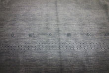 Load image into Gallery viewer, Elegance Gabbeh Area Rug 9x12 with Artistic Corner Embellishments
