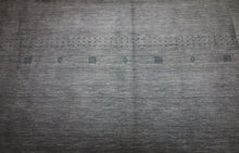 Load image into Gallery viewer, Elegance Gabbeh Area Rug 9x12 with Artistic Corner Embellishments
