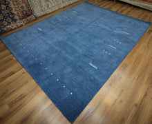 Load image into Gallery viewer, Lush Blue Gabbeh Tribal Area Rug 8x10
