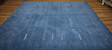 Load image into Gallery viewer, Lush Blue Gabbeh Tribal Area Rug 8x10

