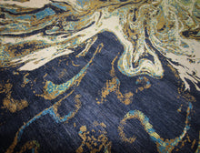 Load image into Gallery viewer, Vegetable Dye Abstract Modern Oriental Area Rug 9x12
