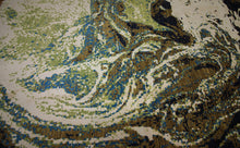 Load image into Gallery viewer, Vegetable Dye Abstract Modern Oriental Area Rug 9x12
