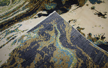 Load image into Gallery viewer, Vegetable Dye Abstract Modern Oriental Area Rug 9x12
