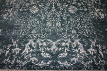 Load image into Gallery viewer, Contemporary Hand Knotted Modern Blue Area Rug 9x12
