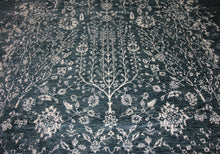 Load image into Gallery viewer, Contemporary Hand Knotted Modern Blue Area Rug 9x12
