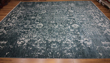 Load image into Gallery viewer, Contemporary Hand Knotted Modern Blue Area Rug 9x12
