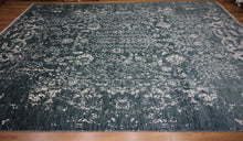 Load image into Gallery viewer, Contemporary Hand Knotted Modern Blue Area Rug 9x12
