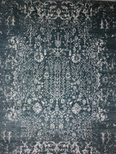 Load image into Gallery viewer, Contemporary Hand Knotted Modern Blue Area Rug 9x12
