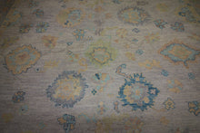 Load image into Gallery viewer, Vegetable Dye Wool Oushak Turkish Area Rug 9x12
