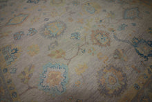 Load image into Gallery viewer, Vegetable Dye Wool Oushak Turkish Area Rug 9x12
