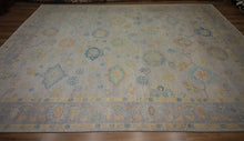 Load image into Gallery viewer, Vegetable Dye Wool Oushak Turkish Area Rug 9x12
