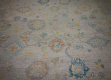 Load image into Gallery viewer, Vegetable Dye Wool Oushak Turkish Area Rug 9x12
