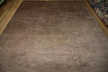 Load image into Gallery viewer, Hand-Knotted Wool Modern-Contemporary Brown Area Rug 9x12
