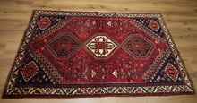 Load image into Gallery viewer, Tribal Wool Shiraz Persian Rug 3x5
