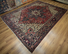 Load image into Gallery viewer, Vintage Wool Heriz Persian Area Rug 8x10
