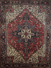 Load image into Gallery viewer, Vintage Wool Heriz Persian Area Rug 8x10
