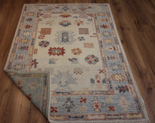 Load image into Gallery viewer, Oushak Rugs, "colorful oushak rugs" "modern oushak rugs" "hand knotted oushak rugs" "Turkish Oushak rugs " "oushak rugs"
