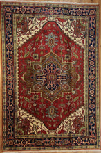 Load image into Gallery viewer, "heriz serapi rugs for sale" "antique heriz serapi rugs" "heriz rug" "heriz rug patterns" "geometric heriz rug" "heriz rug value"
