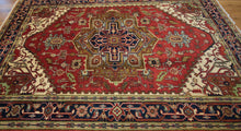 Load image into Gallery viewer, "heriz serapi rugs for sale" "antique heriz serapi rugs" "heriz rug" "heriz rug patterns" "geometric heriz rug" "heriz rug value"
